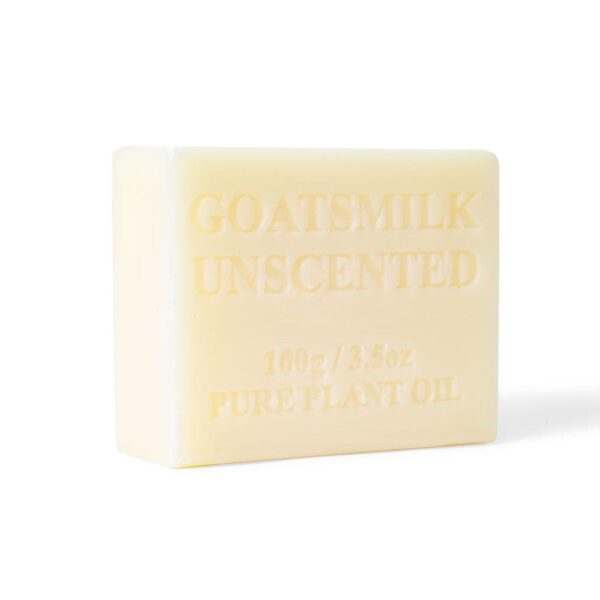 4x 100g Goats Milk Soap Bars -Unscented For Sensitive Pure Australian Skin Care