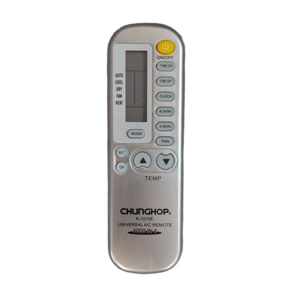 Air Conditioner AC Remote Control Silver - For FIRST FRESTECH  GALANZ