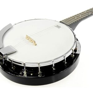 Karrera 5 String Resonator Banjo - Black