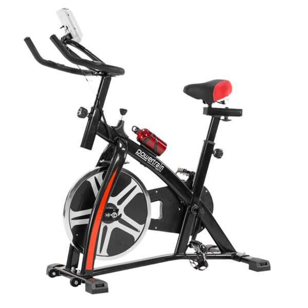 Home Gym Flywheel Exercise  Bike - Black