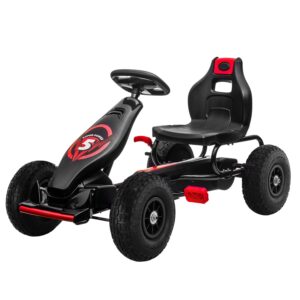 G18 Kids Ride On Pedal Powered Go Kart Racing  - Red