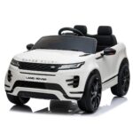 Land Rover Licensed Kids Electric Ride On Car Remote Control - White