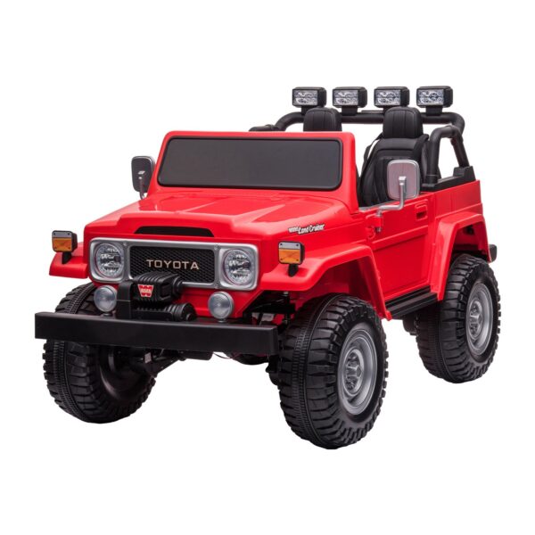 Licensed  FJ-40 Electric Kids Ride On Car by  - Red