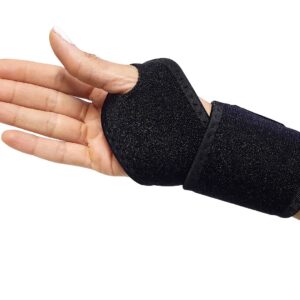 Wrist sports injury compression support