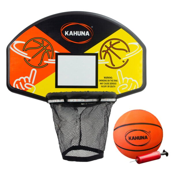 Trampoline Led Basketball Hoop Set With Light-up Ball