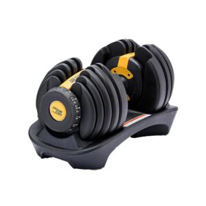 1x 24KG  Adjustable Home Gym Dumbbell - Gold