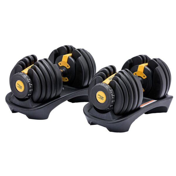 48kg  Adjustable Dumbbell Home Gym Set Gold