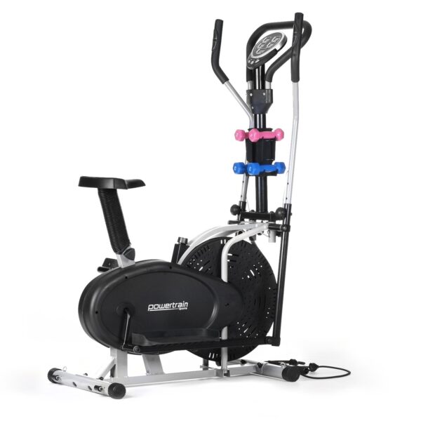 5-in-1 Elliptical Cross Trainer Bike with Dumbbell Sets