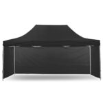 Gazebo Tent Marquee 3x4.5m PopUp Outdoor Black