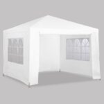 3x3m Outdoor Party Wedding Event Gazebo Tent - White