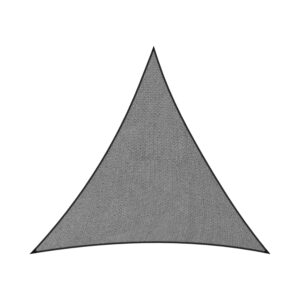 Outdoor Sun Shade Sail Canopy Grey Triangle 5 x 5 x 5M