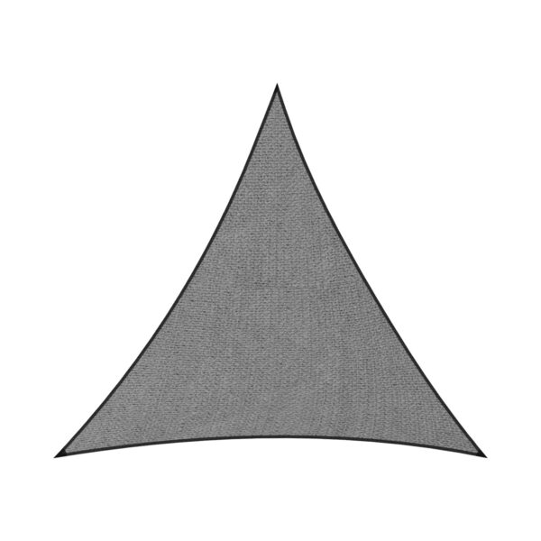 Outdoor Sun Shade Sail Canopy Grey Triangle 5 x 5 x 5M