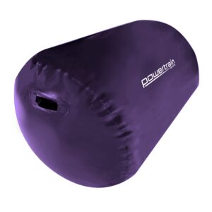 Sports Inflatable Air Exercise Roller Gymnastics Gym Barrel 120 x 75cm Purple