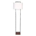 Wood Floor Lamp in Cherry Finish