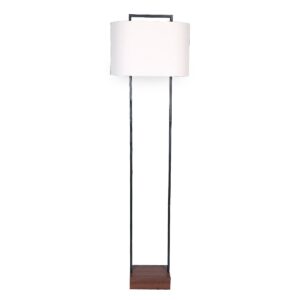 Wood Floor Lamp in Cherry Finish