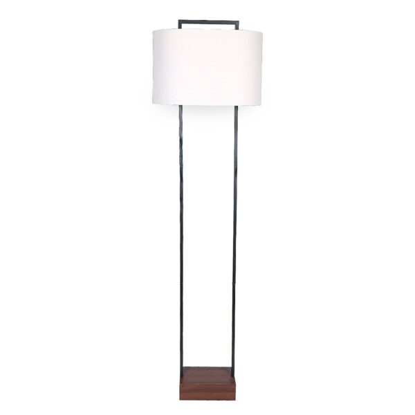 Wood Floor Lamp in Cherry Finish