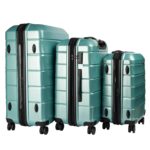 Olympus 3PC Artemis Luggage Set Hard Shell  ABS+PC - Electric Teal