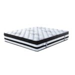 King Mattress Bed Size Euro Top 5 Zone Spring Foam 34cm Bedding