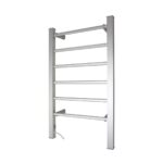 Heated Towel Rack Electric Bathroom Towel Rails Warmer 100w - Silver