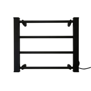 Heated Towel Rack Electric Bathroom Towel Rails Warmer Ev-60 -black