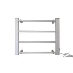 Heated Towel Rack Electric Bathroom Towel Rails Warmer Ev-60 -silver