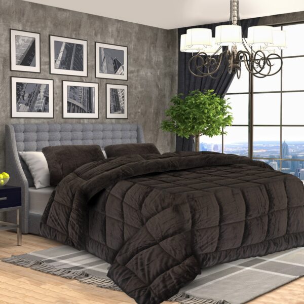 600GSM Faux Mink Quilt Comforter Doona - King