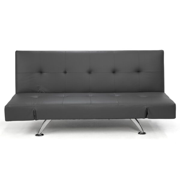 Brooklyn Sofa Bed Lounge Faux Leather Couch Futon Furniture Adjustable Suite Gr