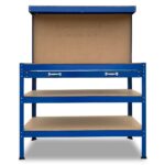 3-layered Work Bench Garage Storage Table Tool Shop Shelf