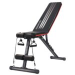 Adjustable Incline Decline Exercise Bench Resistance Bands