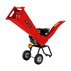 7hp Wood Chipper Shredder Mulcher Grinder Petrol Red