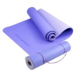 Eco-Friendly TPE Pilates Exercise Yoga Mat 8mm - Light Purple