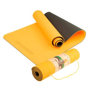 Eco-friendly Dual Layer 8mm Yoga Mat