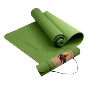 Eco-friendly Dual Layer 6mm Yoga Mat