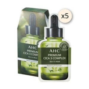 Premium CICA 3 Complex Skin Fit Mask (27ml x 5) Soothing Enhancer