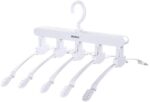 Magic Hanger Space Saving Multifunctional Clothes Coat Hanger Dryer Laundry Drying Rack Airer Clothes Horse White