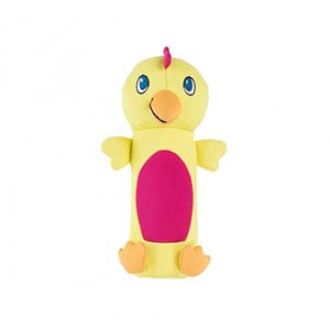 OUTWARD HOUND Bottle Buddy Splasher Dog Toy - Chicken  Monkey  Frog - Chicken