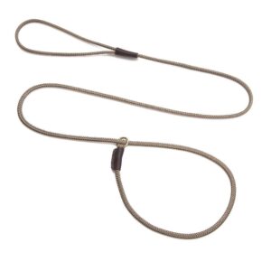 Mendota Show Slip Leash (Lightweight) TAN