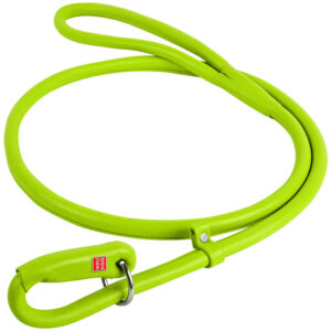 Waudog Leather Round Slip Leash W10MM-L183CM GREEN