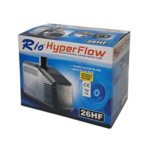 Submersible Water Pump 6040L/HR - Rio Hyperflow 26HF Professional Grade Pump for Hydroponic Systems