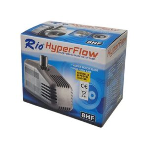 Submersible Water Pump 2090L/HR - Rio Hyperflow 8HF Professional Grade Pump for Hydroponic Systems