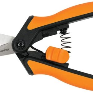 Softouch Micro-Tip Pruning Snips - Non-Coated Blades for Precise Trimming of Delicate Plants