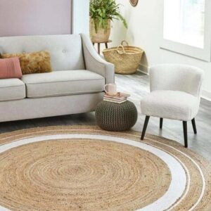 Sustainable Jute Round Rug