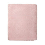 Premium Velour Diamond Design Jacquard Bath Towel (Pink)