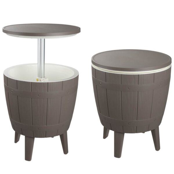 Taupe Cooler Table