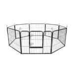 Pet Playpen Heavy Duty Foldable Dog Cage 8 Panel 31in