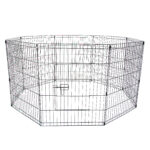 Pet Playpen Foldable Dog Cage 8 Panel 36in