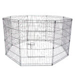 Pet Playpen Foldable Dog Cage 8 Panel 42in