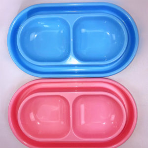 2 x Large Anti-Ant Pet Dog Feeding Bowls Cat Rabbit Guinea Pig Feeder