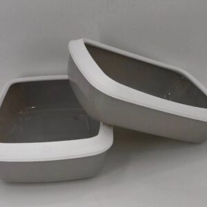 2 X Small Portable Cat Kitten Toilet Litter Box Tray