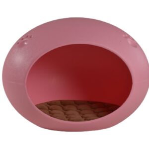 Medium Cave Cat Kitten Box Igloo Cat Bed House Dog Puppy House Pink